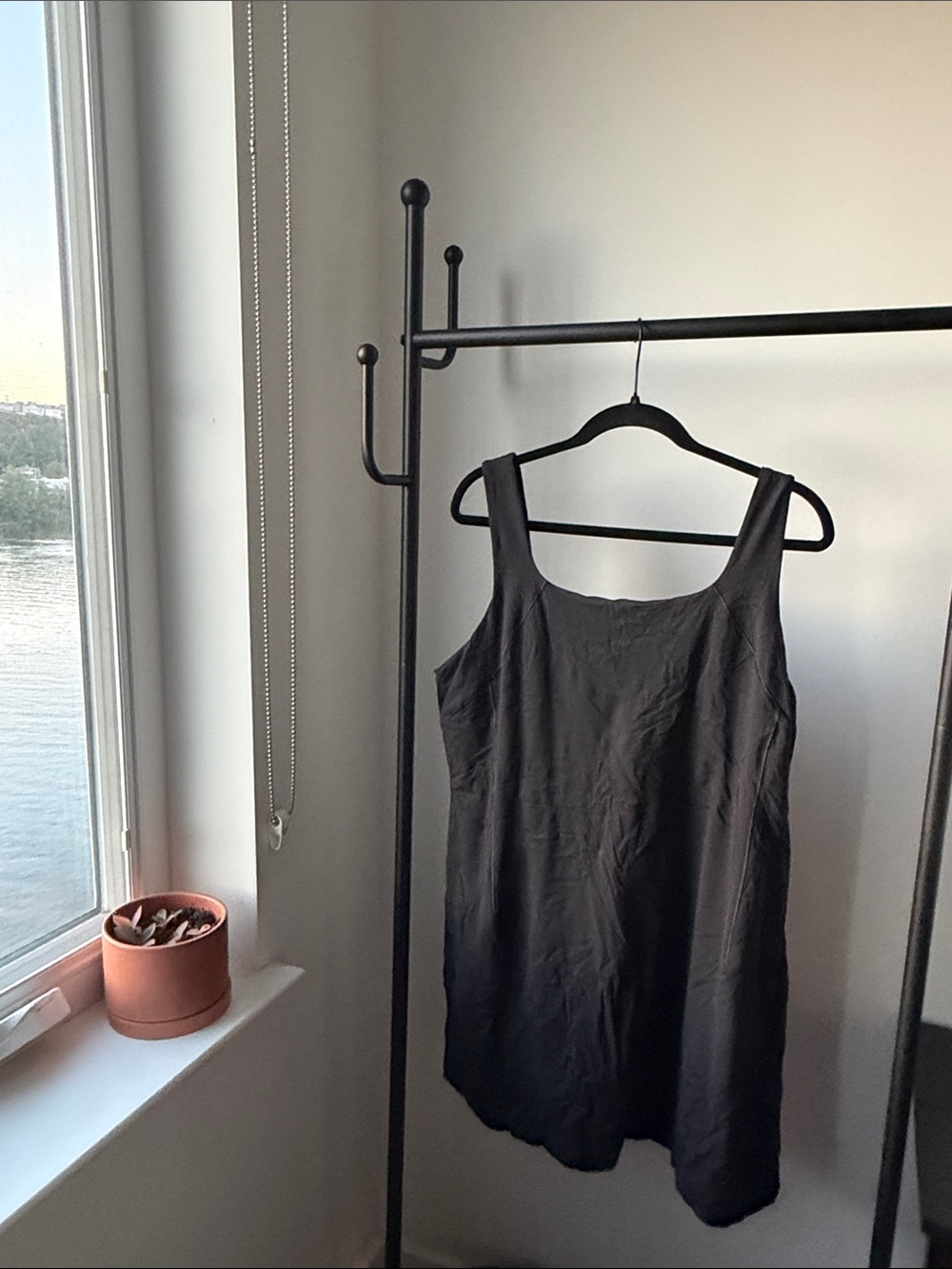 Women’s Black Scoop-Neck Tank Dress